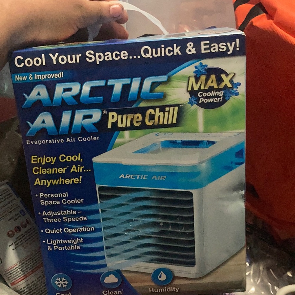 Arctic air cooler with led lights